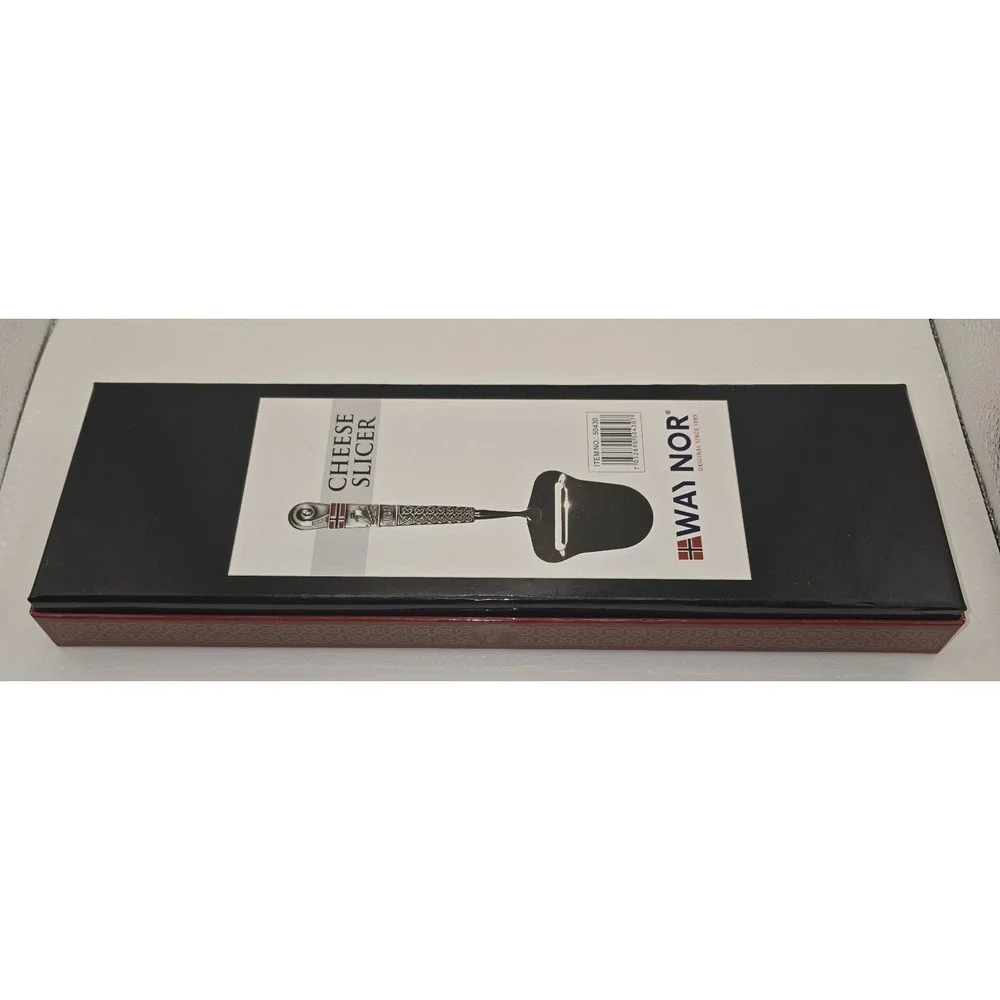 Norway Viking Cheese Slicer Stainless Steel Original Gift Box Item #50430 882/A3